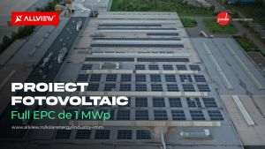 Allview Solar Energy anunţă finalizarea cu succes a sistemului fotovoltaic de 1 MWp pentru Rondocarton S.R.L.